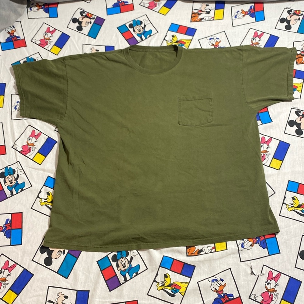 Faded Oversized Pocket Tee
